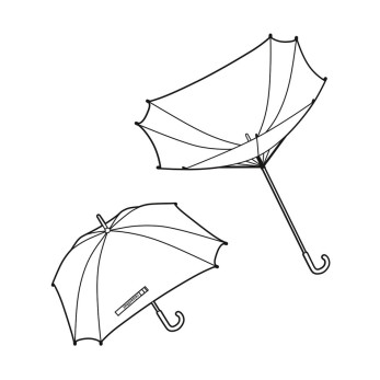 Зонт-трость, Funky dots