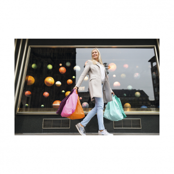 Сумка складная Mini Maxi Shopper Pocket, French blue