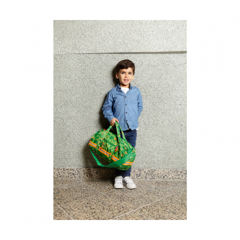 Сумка детская складная Mini Maxi Dufflebag S, Cactus blue