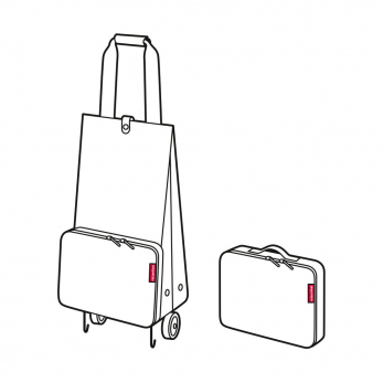 Сумка на колесиках Foldabletrolley, Red