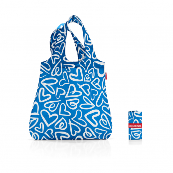 Сумка складная Mini Maxi Shopper, Funky hearts