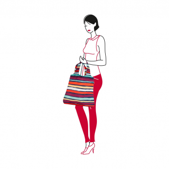 Сумка складная Mini Maxi Shopper, Artist stripes