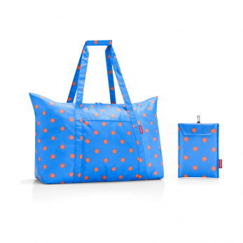 Сумка складная Mini Maxi Travelbag, Azure dots