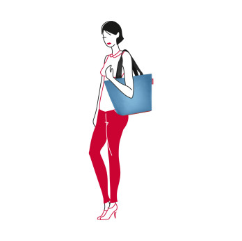 Сумка Shopper M, Denim russet