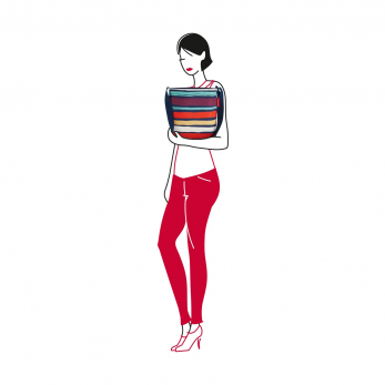 Сумка Shoulderbag S, Artist stripes