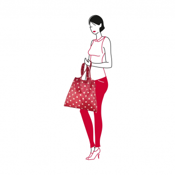 Сумка складная Mini Maxi Shopper, Ruby dots
