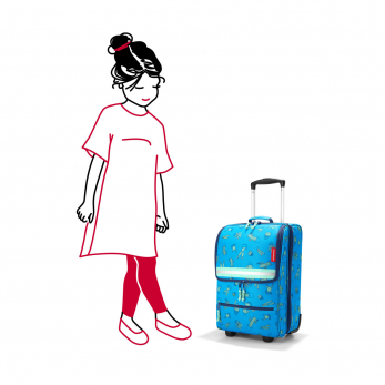 Чемодан детский Trolley XS, Cactus blue