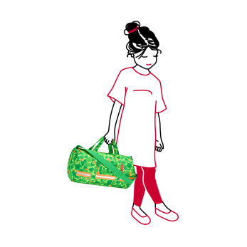 Сумка детская складная Mini Maxi Dufflebag S, Greenwood