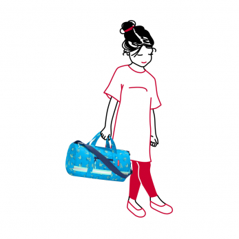 Сумка детская складная Mini Maxi Dufflebag S, Cactus blue