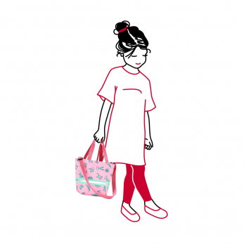 Сумка детская Shopper XS, Cactus pink
