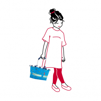 Корзина детская Carrybag XS, Cactus blue