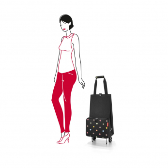 Сумка на колесиках Foldabletrolley, Dots