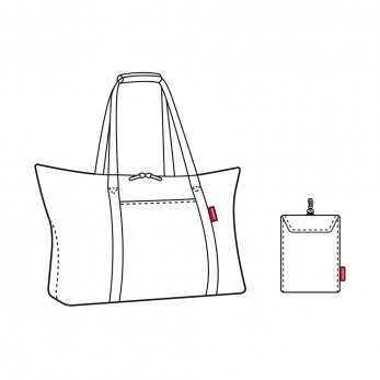 Сумка складная Mini Maxi Travelbag, Millefleurs