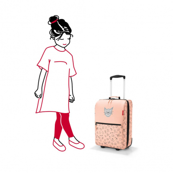 Чемодан детский Trolley XS Cats and dogs, Rose