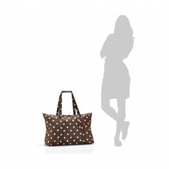 Сумка складная Mini Maxi Travelbag Mocha dots
