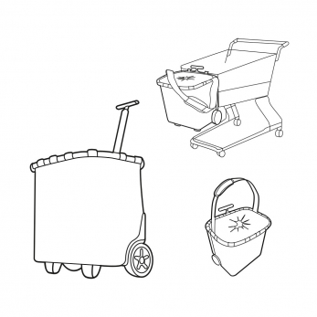Сумка-тележка Carrycruiser Diamonds Rouge