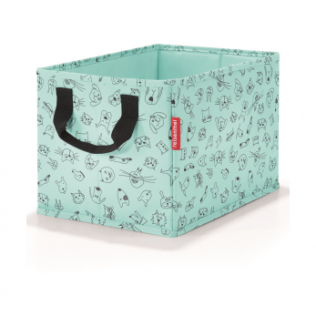 Коробка для хранения детская Storagebox Cats and Dogs Mint