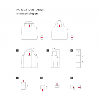 Сумка складная Mini Maxi Shopper White Dots