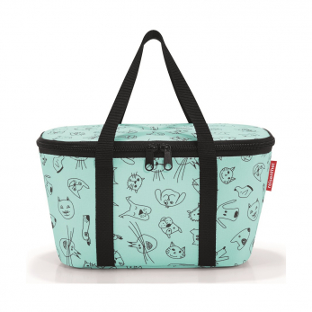 Термосумка детская Coolerbag XS Cats and Dogs Mint