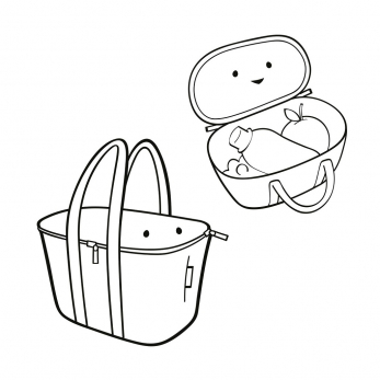 Термосумка детская Coolerbag XS ABC Friends blue