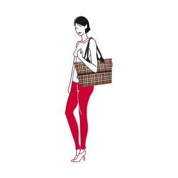 Сумка Shopper E1 Glencheck Red