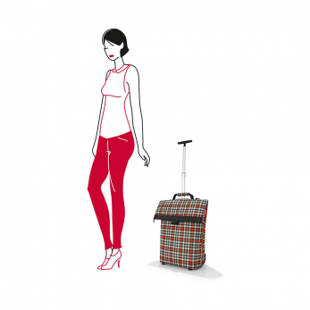 Сумка-тележка Trolley M Glencheck Red