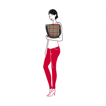 Сумка Shoulderbag S Glencheck Red