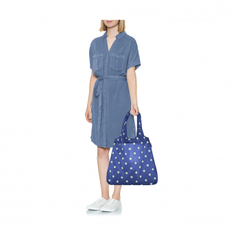 Сумка складная Mini Maxi Shopper Dots Navy