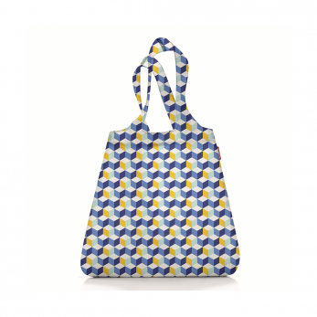 Сумка складная Mini Maxi Shopper Cubes Blue