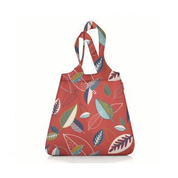 Сумка складная Mini Maxi Shopper Leaves Red