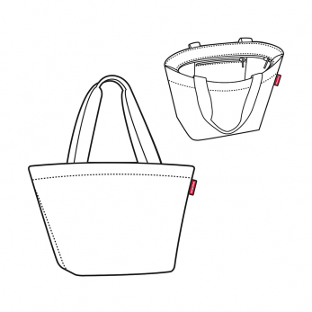 Сумка Shopper M Twist Blue