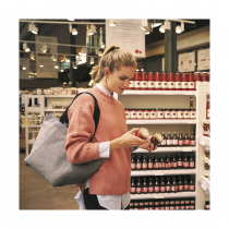 Сумка Shopper M Twist Silver
