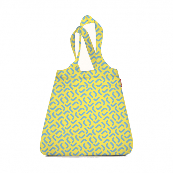 Сумка складная Mini Maxi Shopper Signature Lemon