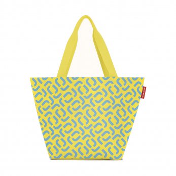 Сумка Shopper M Signature Lemon