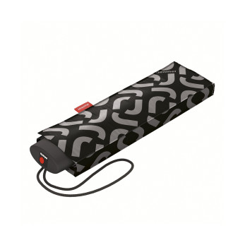 Зонт механический Pocket Mini Signature Black Hot Print