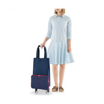 Сумка на колесиках Foldabletrolley Mixed Dots Red