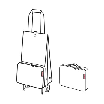 Сумка на колесиках Foldabletrolley Mixed Dots Red