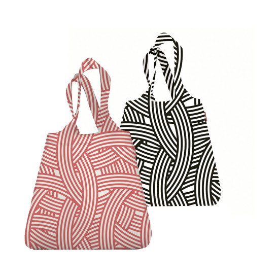 Набор Mini Maxi Shopper 1+1 Zebra Black&Pink